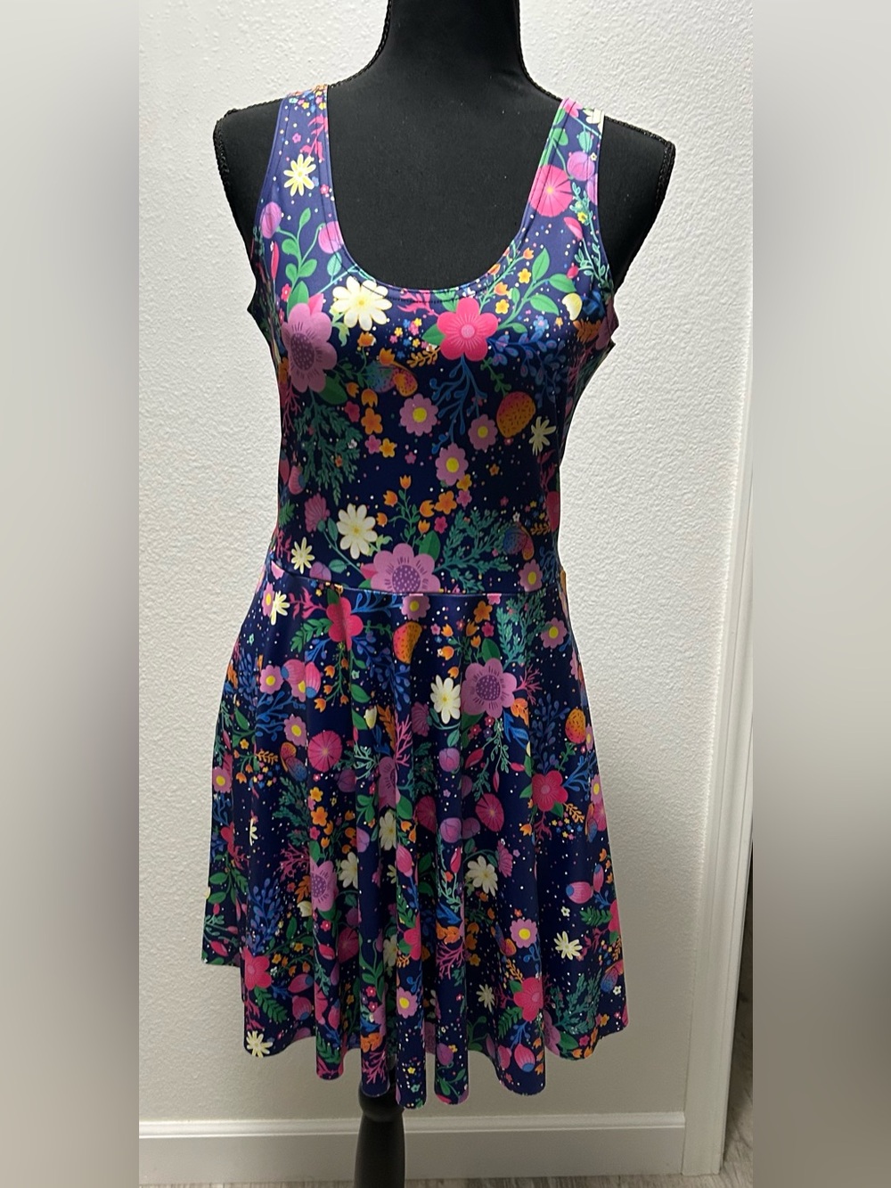 Blackmilk Unicorn Garden Slater Dress
 - M - Multicolored - Used